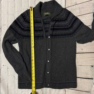 Eddie Bauer Collectibles Fair Isle Button Cardigan Sweater
